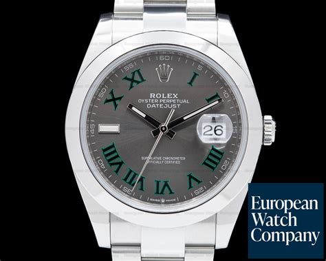 rolex datejust slate roman dial|Rolex model 126300.